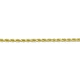 thumbnail image 3 of 10K Yellow Gold 3mm Handmade Diamond Cut Rope Chain 24 Inch, 3 of 5