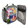 thumbnail image 4 of ALAZA White Marble Kids Lunch Bag Insulated Lunch Box Thermal Cooler Tote, 4 of 6
