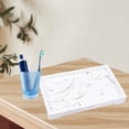 thumbnail image 6 of Decorative Bathroom Vanity Tray Resin Cosmetic Organizer Display Home Decor Bathtub Jewelry Dish Bathtub Serving Tray Holder for home and, 6 of 7