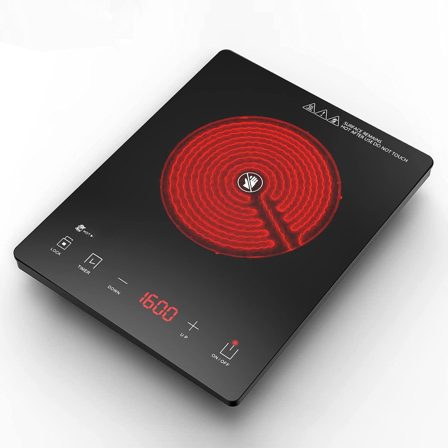PAYISHO 1600W Single Burner Induction Cooktop Electric Cooktop