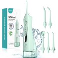 thumbnail image 1 of Irrigador bucal portátil, irrigador bucal eléctrico, dispositivo de limpieza dental con presión de agua y múltiples modos de limpieza., 1 of 8