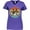 Purple, variant on Inktastic Bicycle Vintage Cyclist Sunset Women's V-Neck T-Shirt