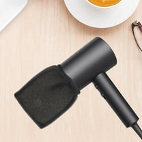 LOLIPPYY Black Hair Dryer Diffuser Sock Cover with Soft Sponge Material for Daily Use Protects Hair from Heat and Frizz