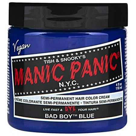 Manic Panic Semi- Permanent Hair Dye Bad Boy Blue ...