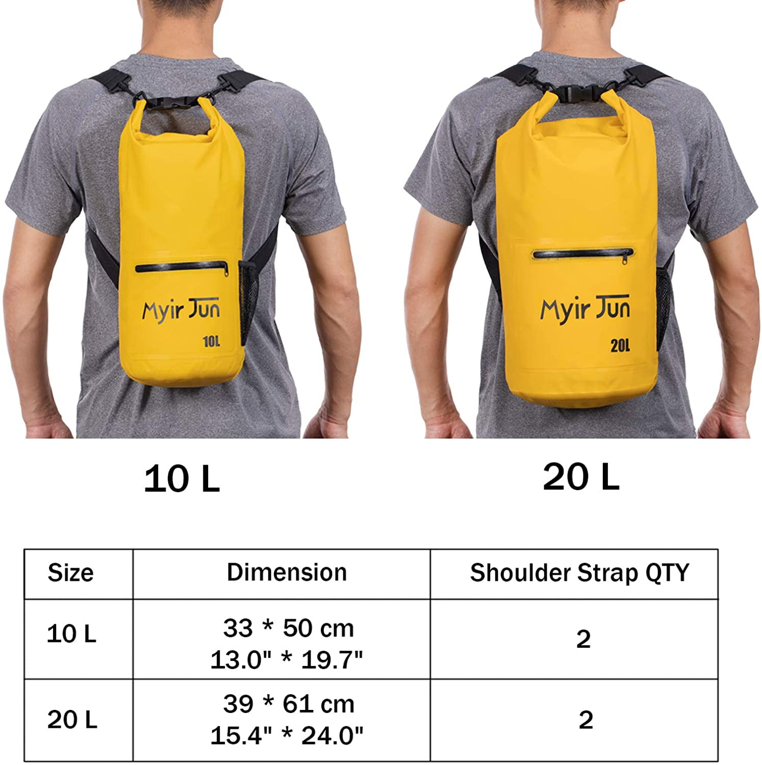 Sack with phone dry bag and long adjustable Shoulder Premium Waterproof Bag 