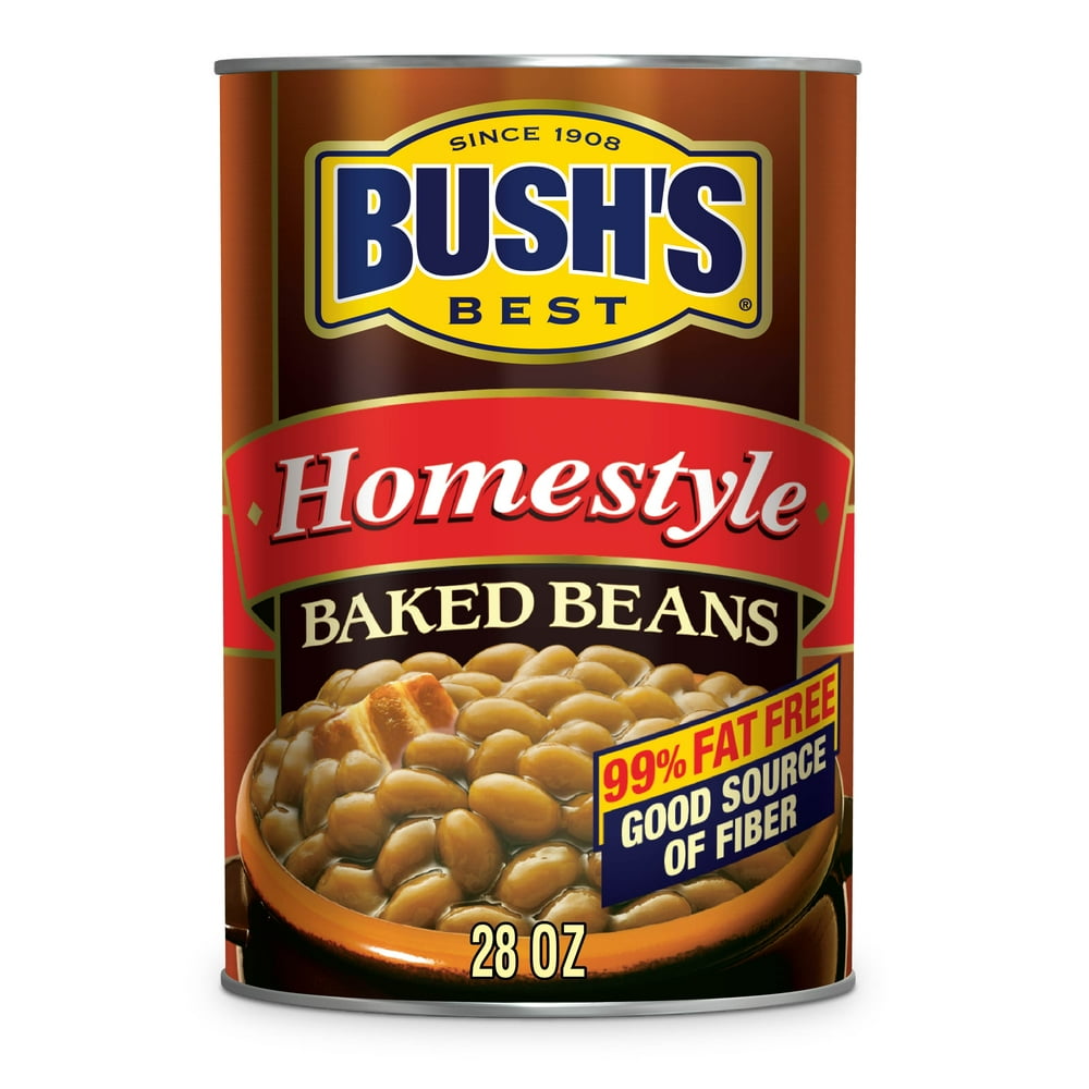 Bush's Homestyle Baked Beans, Canned Beans, 28 oz