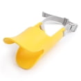 thumbnail image 1 of Bozal de silicona para perro, a prueba de mordeduras, cómodo, con forma de boca de pato, para entrenamiento canino, amarillo M, 1 of 3
