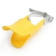 thumbnail image 1 of Bozal de silicona para perro, a prueba de mordeduras, cómodo, con forma de boca de pato, para entrenamiento canino, amarillo, L, 1 of 3