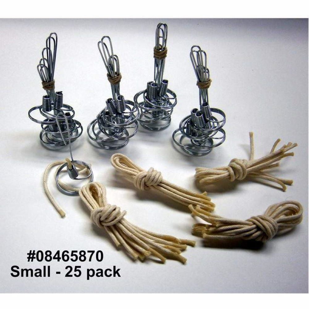 Merry Corliss Small Votive Olive Oil Light Kits Elements and Wick Pack of 25
