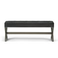 thumbnail image 4 of Simpli Home Salinger Ottoman Bench in Distressed Black, 4 of 12