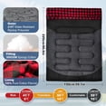 thumbnail image 2 of Double-Person Flannel Sleeping Bag, with an Enlarged Double-Person Size, Featuring Two Pillows, Suitable for Camping and Hiking, Water-Resistant and Lightweight, with a Compression Bag, 2 of 6