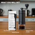 thumbnail image 5 of Molinillo de café manual CEVING Mini, 30 g, capacidad 40 ajustes, 5 of 5