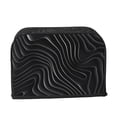thumbnail image 2 of Fotbe Abstract Black And White Waves for Two Slice Toaster Cover, Fingerprint Protector, Super Soft Appliance Cover And Dust Cover,Bread Dust Cover & Fingerprint Protection, 2 of 7