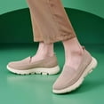thumbnail image 2 of Women's Platform Wedges Orthopetic Slip on Walking Shoes Comfortable Memory Foam Nurse Driving Loafers, 2 of 6