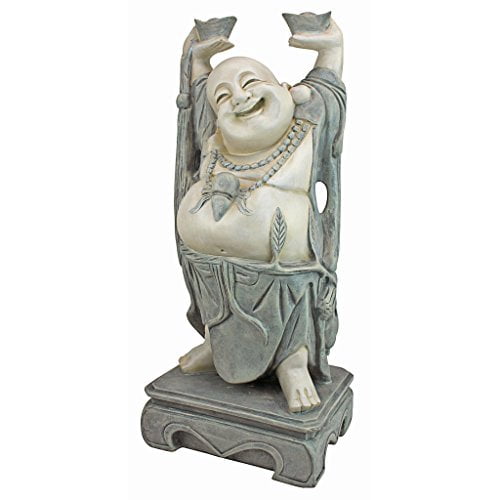 Design Toscano Jolly Hotei Laughing Buddha Asian Decor Garden Statue 63 5 Cm Polyresin Two Tone Stone Canada - Hotei Buddha Garden Statue Design Toscano Jolly Hotei Laughing Buddha Asian Decor Garden Statue 63 5 Cm Polyresin Two Tone Stone Canada - Hotei Buddha Garden Statue