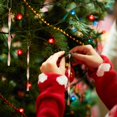thumbnail image 3 of Ams Adornos Para Árbol De Navidad, 24 Piezas De Carámbanos Retorcidos De Aluminio, Juego De Adornos Para Árbol De Navidad, Suministros De Decoración Para Fiestas De Año Nuevo (Champán Mate De 9,8 Pulg, 3 of 5