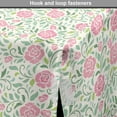 thumbnail image 4 of English Garden Dog Crate Cover, Romantic Pattern with Roses and Leaves, Easy to Use Pet Kennel Cover Small Dogs Puppies Kittens, 7 Sizes, Ivory Pink, by Ambesonne, 4 of 6