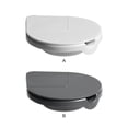 thumbnail image 3 of Injueey Cenicero para debajo de la mesa, hogar, dormitorio, cocina, interior, organizador portátil, pasta, escritorio, Cenicero inferior con Suministros de limpieza para el hogar Blanco, 3 of 6