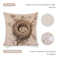 thumbnail image 4 of Decorations Pillow Covers Bless Our Nest Pillow Cover Rustic Chic French Country Botanical Bird Nest Sofa Pillow Cover Pillows for Couch Sofa Patio Furniture Home Decor 20"x20", 4 of 7