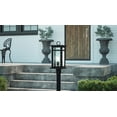 thumbnail image 3 of Moira 1-Light Earth Black Outdoor Post Lantern, 3 of 5
