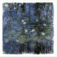 thumbnail image 4 of Art.com Blue Waterlilies Stretched Canvas Print Wall Art by Claude Monet, 16" x 16", 4 of 4