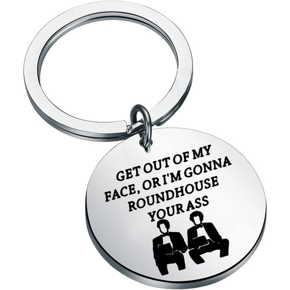 Movie Inspired Gift Funny Step brother Keychain Movie Fans Gift Best Friend Gift