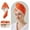 Orange OR, variant on Latrodar Microfiber Hair Towel, Hair Turbans For Wet Hair, Drying Hair Wrap Towels Budget-Friendly owels For Women Long Blue Home Stuff