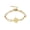 Gold, variant on Witch Knot Bracelet Stainless Steel Chain Love Bangles Jewelry
