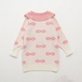 thumbnail image 3 of Ropa para niños, vestido para niñas, vestido de punto de dibujos animados de Hello Kitty My Melody, vestido bordado con cuello de loto Kawaii, algodón puro, 3 of 5