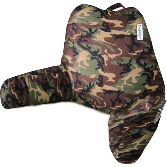 ComfortSpa Green Camouflage Bed Rest Pillows