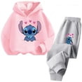 thumbnail image 2 of Sudadera con capucha Aloha Stitch, sudadera de moda, jersey con capucha de anime, dibujos animados, niñas, niños, ropa informal de manga larga, mono de camión Stitch, 2 of 5
