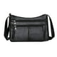 thumbnail image 5 of Bolso de hombro para mujer, bolso cruzado de piel sintética suave con múltiples bolsillos, bolso de hombro sencillo para viaje, fiesta y trabajo Negro, 5 of 8