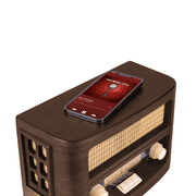 Fuse Audio VINT Retro Vintage Radio Speaker with Wireless Charging