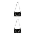 thumbnail image 3 of Guardoinrt Sac à Main à la Mode et Polyvalent Sacs à Main Compacts et Portables Robustes et Durables pour les Femmes Cadeaux Noir 2Set, 3 of 6