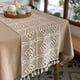 thumbnail image 1 of Encimera bohemia beige de 30*160cm, encimera bohemia de granja vintage, para decoración de mesa de centro para fiesta de boda, 1 of 5