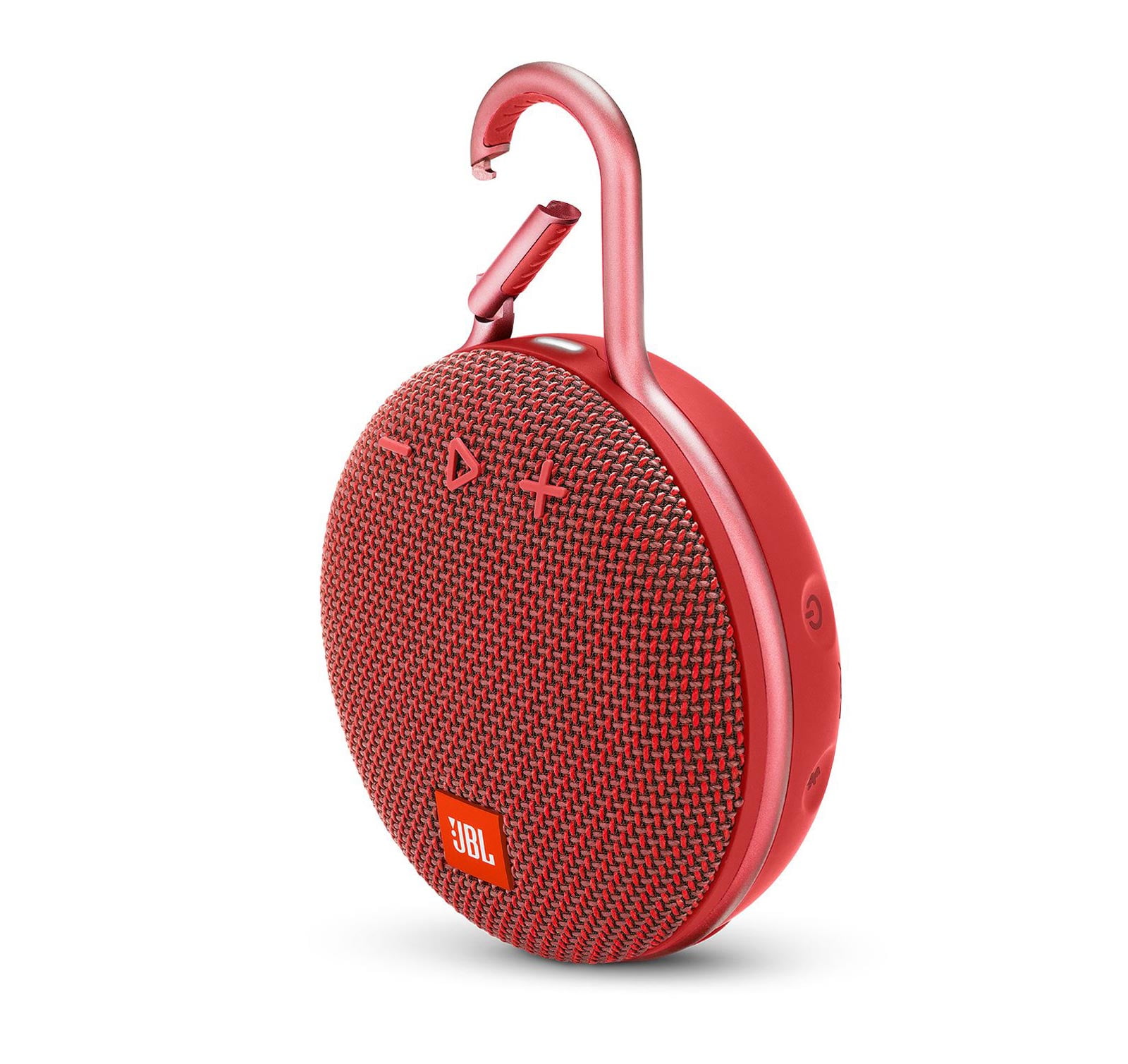 JBL, Portable Bluetooth Speaker, Clip 3 Fiesta Red, Waterproof
