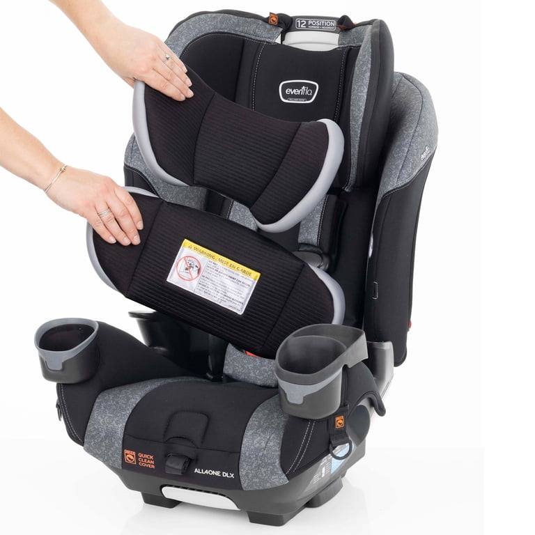 Evenflo EveryFit/All4One 3-in-1 Convertible Car Seat w/Quick Clean Cover  (Latitude Gray) - Walmart.com