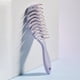 thumbnail image 5 of Light Green Detangling Hair Brush - Comfortable Plastic, Anti-tangle, Smooth Massage, Wet & Dry Maze Shape Wide Tooth Comb, 5 of 5