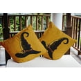 thumbnail image 5 of Simply Daisy 16" x 16" Witches Brew Polyester Indoor/Outdoor Pillow, Yellow (1 count), 5 of 5