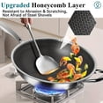 thumbnail image 2 of odorsTT 13.3 Inch Stainless Steel Nonstick Wok with Stay-Cool Handle & Induction Ready - Dishwasher , Compatible with All Cooktops (Gas, Electric, Induction), 2 of 7