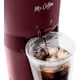 thumbnail image 2 of Mr Coffee Iced Coffee Maker con vaso reutilizable de 22oz y filtro de café, color vino (burgundy) Mr. Coffee 1, 2 of 5