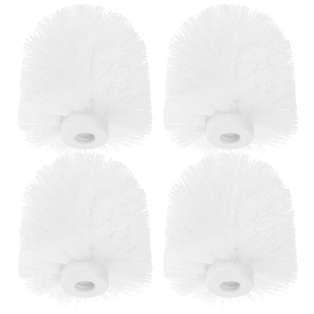 Cabezales de repuesto para escobilla de baño, Herramientas de limpieza de inodoro, repuesto de escobilla de baño, 4 Uds.
