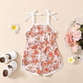 thumbnail image 4 of Black Long Sleeve Bodysuit Baby Girl Girl Romper Summer Short Jumpsuit V-neck Adjustable Spaghetti Straps Side Pockets Outfits 5-14 Years Old Toddler Jumpsuit Girl, 4 of 7