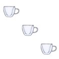 thumbnail image 4 of Bewildely Taza de doble pared temperatura tazas de jugo de fruta con aislamiento térmico alto borosilicato té regalo bebida café en forma de Type1 NO1, 4 of 6