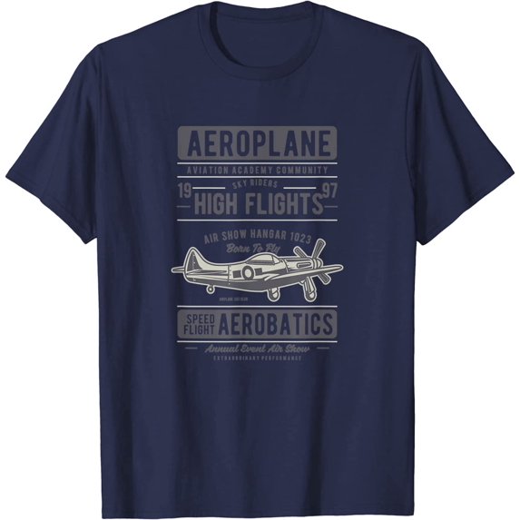 Aeroplane Airplane Aviation Sky Riders Aerobatics Plane Fly T-shirt Plane Airplane Shirt Pilot Aviation Shirt Gift For Pilot Aviation Gift