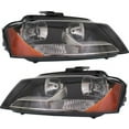 thumbnail image 4 of For 09-13 A3 Front Halogen Headlight Headlamp Head Light Lamp w/Bulbs PAIR SET, 4 of 5