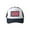 Navy Blue, variant on Trucker Mesh Vent Snapback Hat, UK 3D Patch Embroidery Black