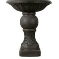 thumbnail image 6 of Teamson Home 2-Tier Classic Pedestal Outdoor Water Fountain–Shallow Basin with Adjustable Flow & Electric Pump, Dark Gray, 6 of 12