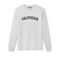 thumbnail image 5 of Daxton Retro California Arch Font Long Sleeves TShirt Soft Medium Weight, 2Pk Black White White Black, 1XL, 5 of 5