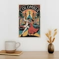 thumbnail image 3 of Nostalgic Vintage City Travel Poster of Cali Featuring Cobblestone Streets And Art Style Canvas Poster, 3 of 8